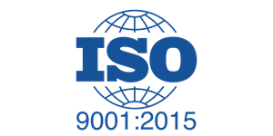 ISO 9001:2015 certification badge